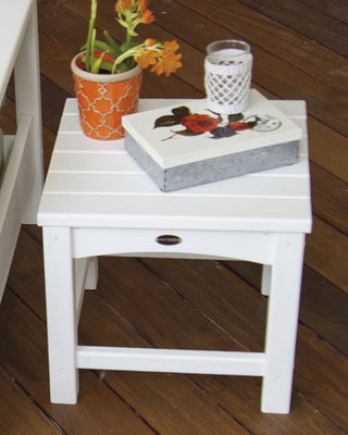 Polywood Club 18" End Table, Teak