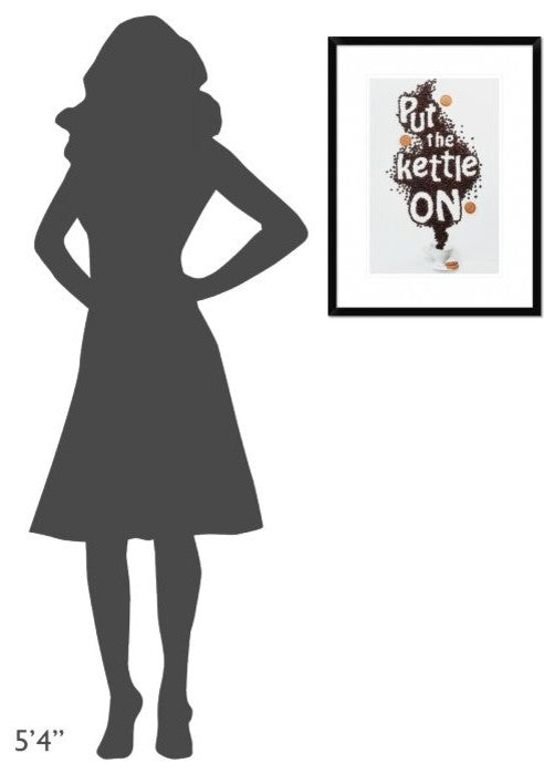 "Put The Kettle On!" Framed Digital Print by Dina Belenko, 20"x26"