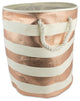Stripe Paper Bin, Copper, Small