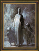 Honore Daumier Mother - 21" x 28" Framed Premium Canvas Print