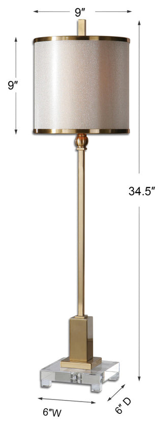 Uttermost Villena Brass Buffet Lamp
