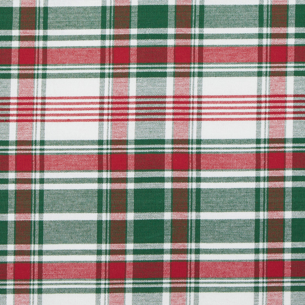 Yuletide Plaid Table Runner 14X108"