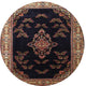 Ahgly Company Indoor Round Traditional Area Rugs, 3' Round