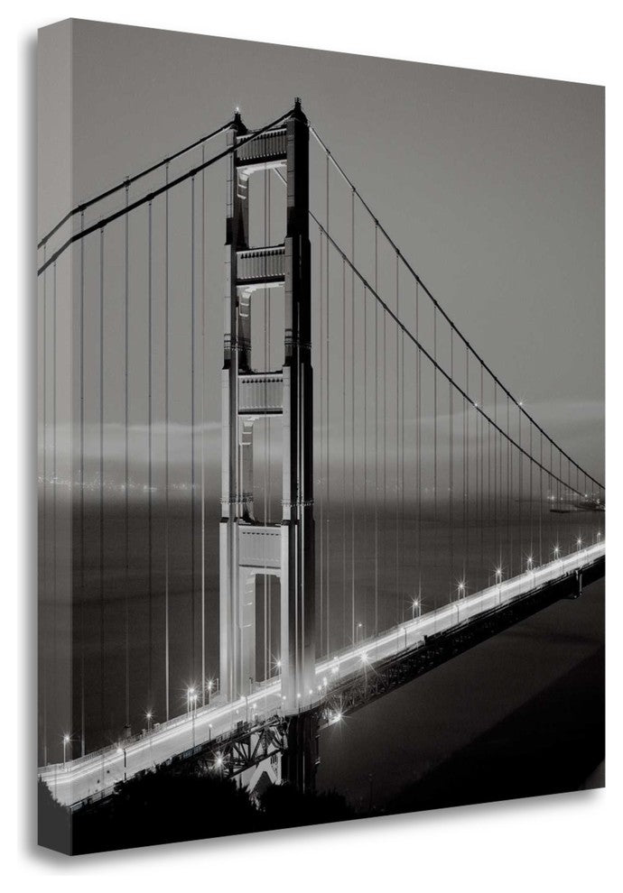 "Golden Gate Bridge - 32" By Alan Blaustein, Giclee Print on Gallery Wrap Canvas