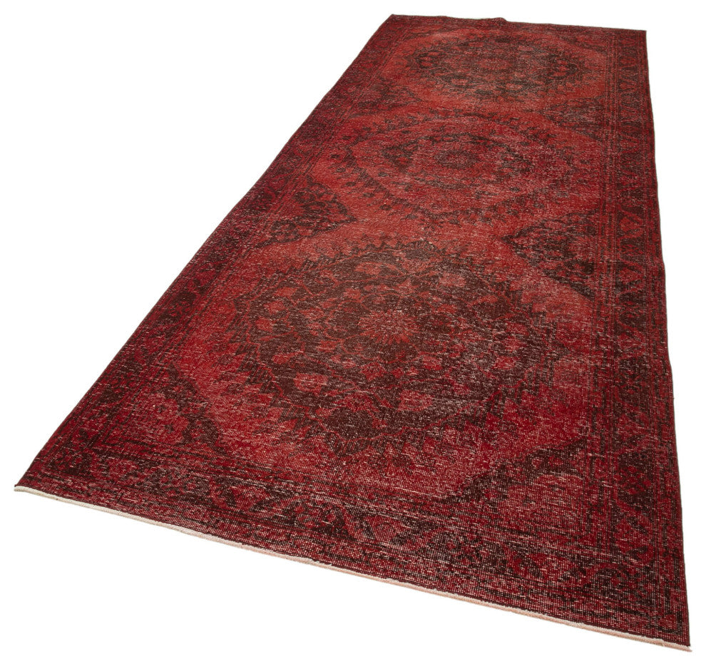 Rug N Carpet - Handwoven Turkish 4' 8" x 12' 8" Contemporary Runner Rug