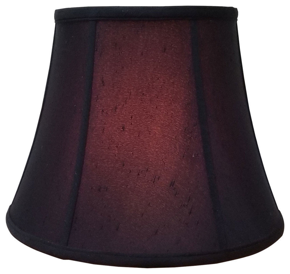 Royal Designs Modified Bell Lampshade, Black, 6.5x10x8.5, Washer