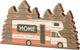 Home is Where You Park It Camper in Pine Trees Chunky Wood Shelf Sitter Sign