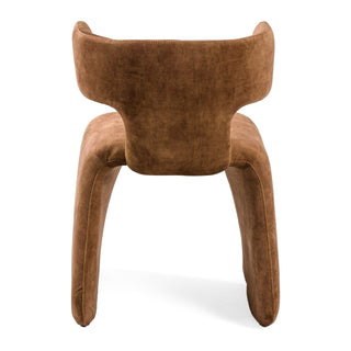 Modrest Bergman Modern Camel Velvet Dining Chair