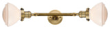 INNOVATIONS 208L-BB-G321-LED 2-Light Bath Vanity Light Brushed Brass