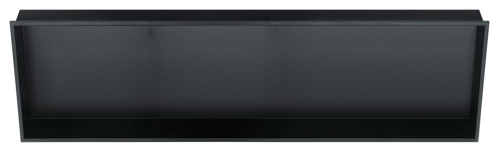 Pulse NI-1248-MB ShowerSpas Stainless Steel Niche In Matte Black