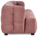 Kosas Home Petra 89" Velvet Fabric Blush Tufted Sofa