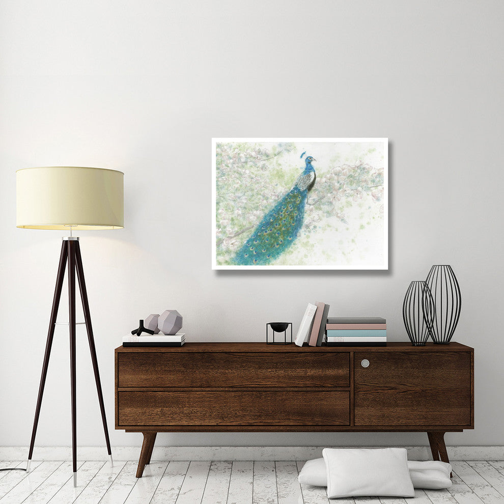 "Spring Peacock I" Digital Paper Print by James Wiens, 42"x32"