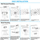 12-Pack Dimmable LED Step Lights 120-277V, 4.5W Stair Light, Oil Rubbed Bronze