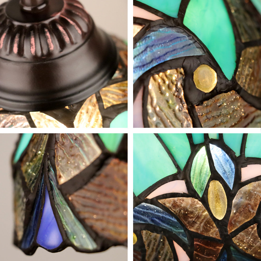 Liaison Victorian-Style 1-Light Ceiling Mini Pendant 8" Shade