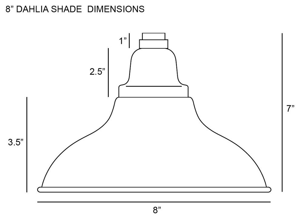 Dahlia LED Pendant Light, Cherry Red, 8"