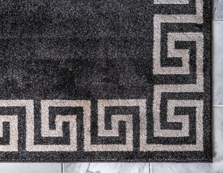 Unique Loom Charcoal Athens Modern 2' 0 x 3' 0 Area Rug