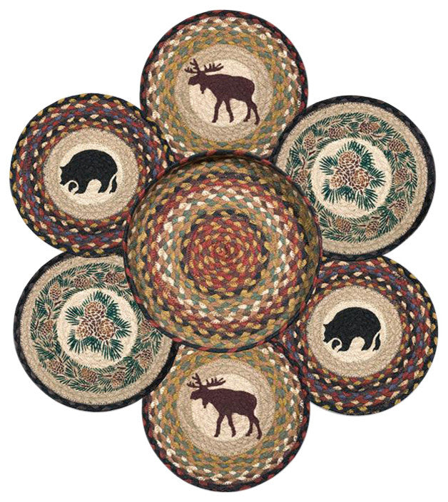 Twilderness Trivets, A Basket 10"x10"