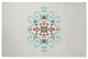 Southwest Medallion Spring Chenille Rug, Light Blue, 4'x6'