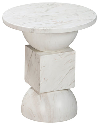 Chip Marble Print Indoor / Outdoor Side Table