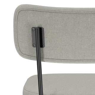 Giselle Swivel Bar Stool, Set of 2, Light Gray