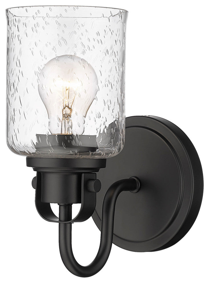 Z-Lite 340-1S Kinsley 10" Tall Wall Sconce - Matte Black