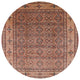 Ahgly Company Indoor Round Mid-Century Modern Area Rugs, 5' Round