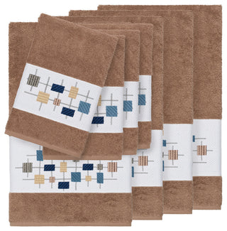Khloe 8 Piece Embellished Towel Set