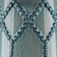 Hobnail Table Lamp, Teal Ceramic