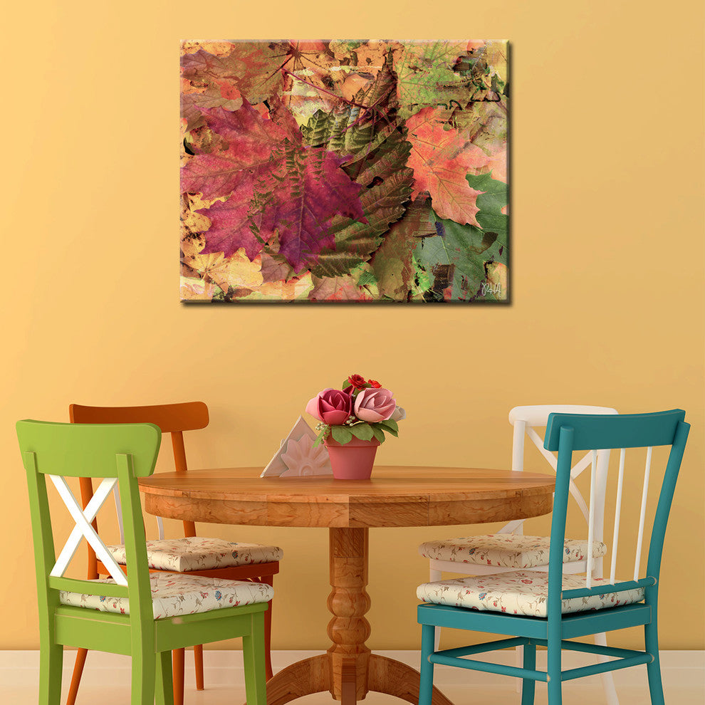 Fall Ink XXV, Canvas Wall Art, 12 in Highx16"