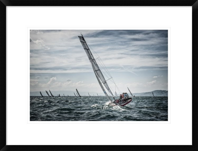 "Le Retour" Framed Digital Print by Jose Fangueiro, 26"x20"