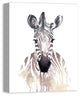Watercolor Zebra 16x20 Canvas Wall Art