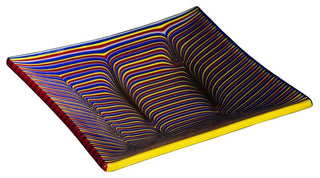 16W Metro Fusion Sunset Glass Bowl