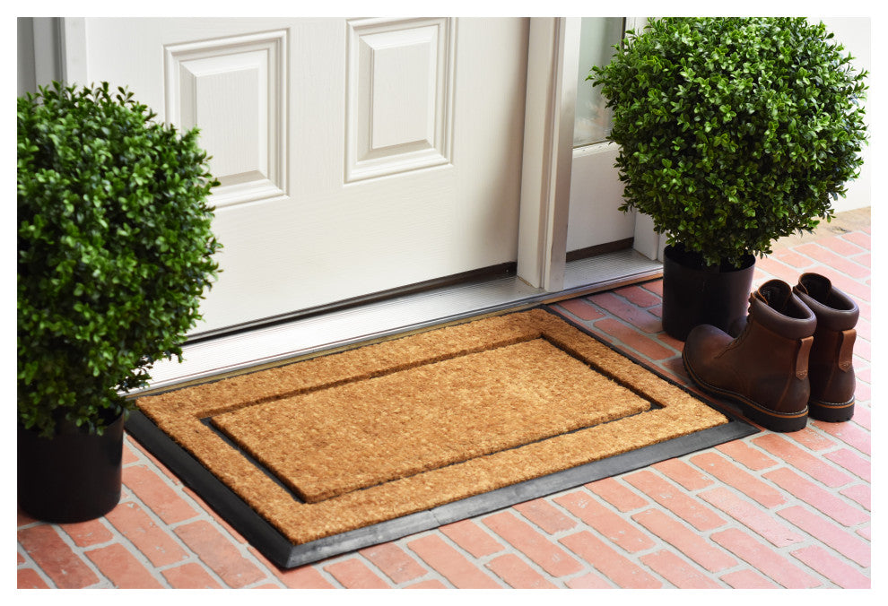 Calloway Mills The General Monogram Doormat, 18"x30", Letter A