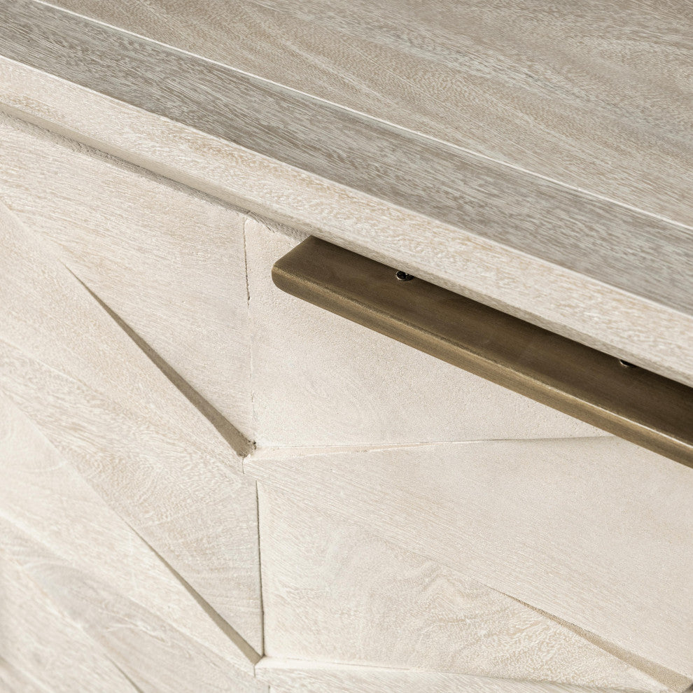 Marvin Mango Wood Sideboard Buffet, 2-Door