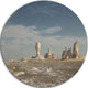Desert Of Egypt, Landscape Photography Large Disc Metal Wall Art, 11"