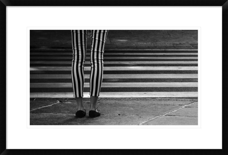 "Checkered" Framed Digital Print by Anna Niemiec, 30"x20"