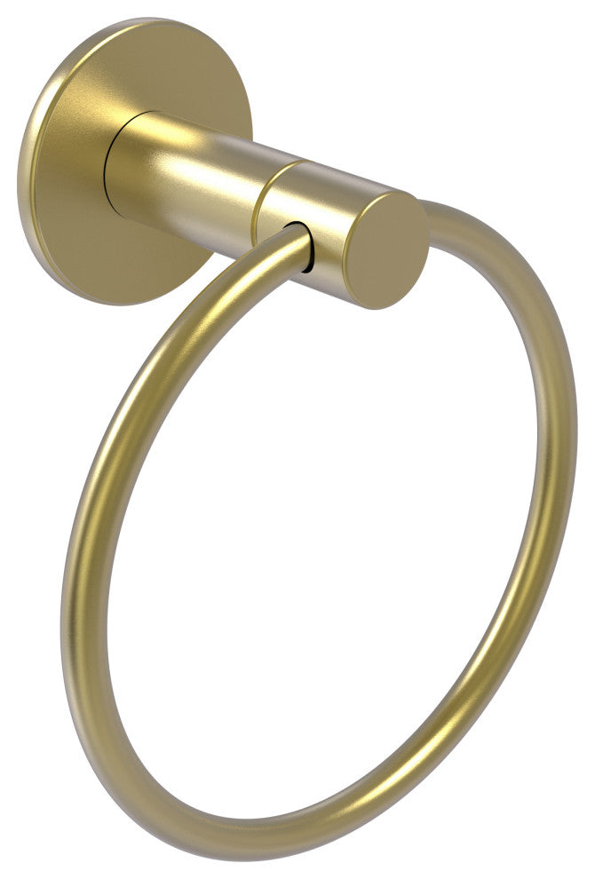 Fresno Towel Ring, Satin Brass