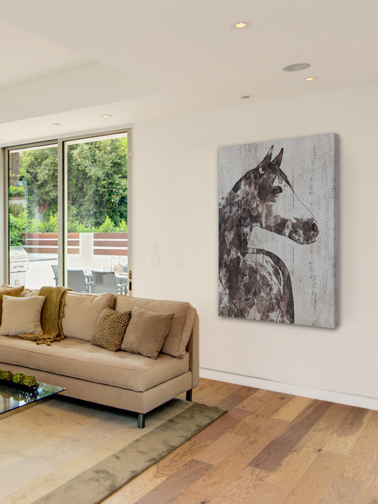 Marmont Hill, "Rocky Horse" by Irena Orlov Painting on Wrapped Canvas, 16x24