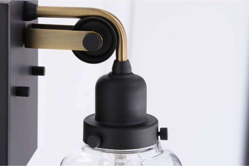 Rushton Collection 1-Light Bath and Vanity, Graphite