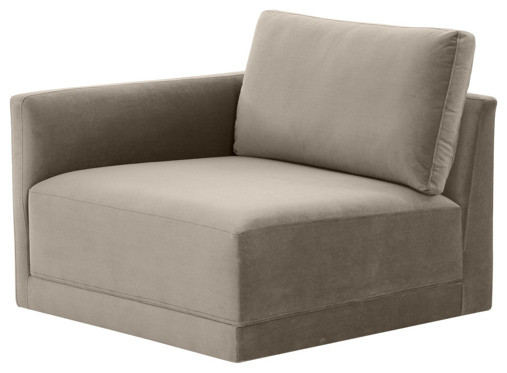 Willow Taupe LAF Corner Chair