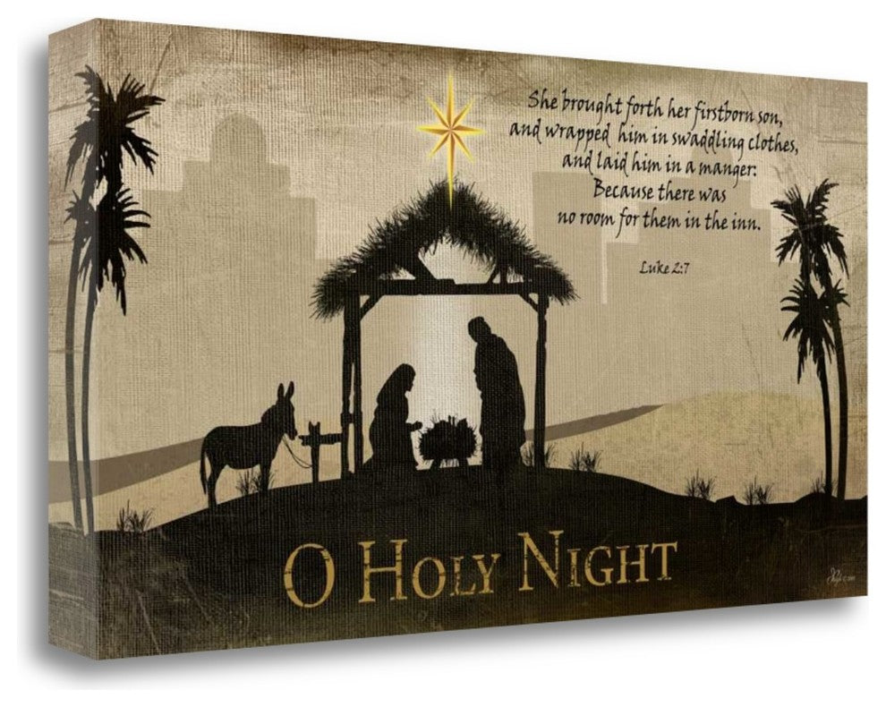 "Oh Holy Night" By Jennifer Pugh, Giclee Print on Gallery Wrap Canvas