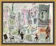 Oversized Parisian Scene, Giclee Reproduction Artwork