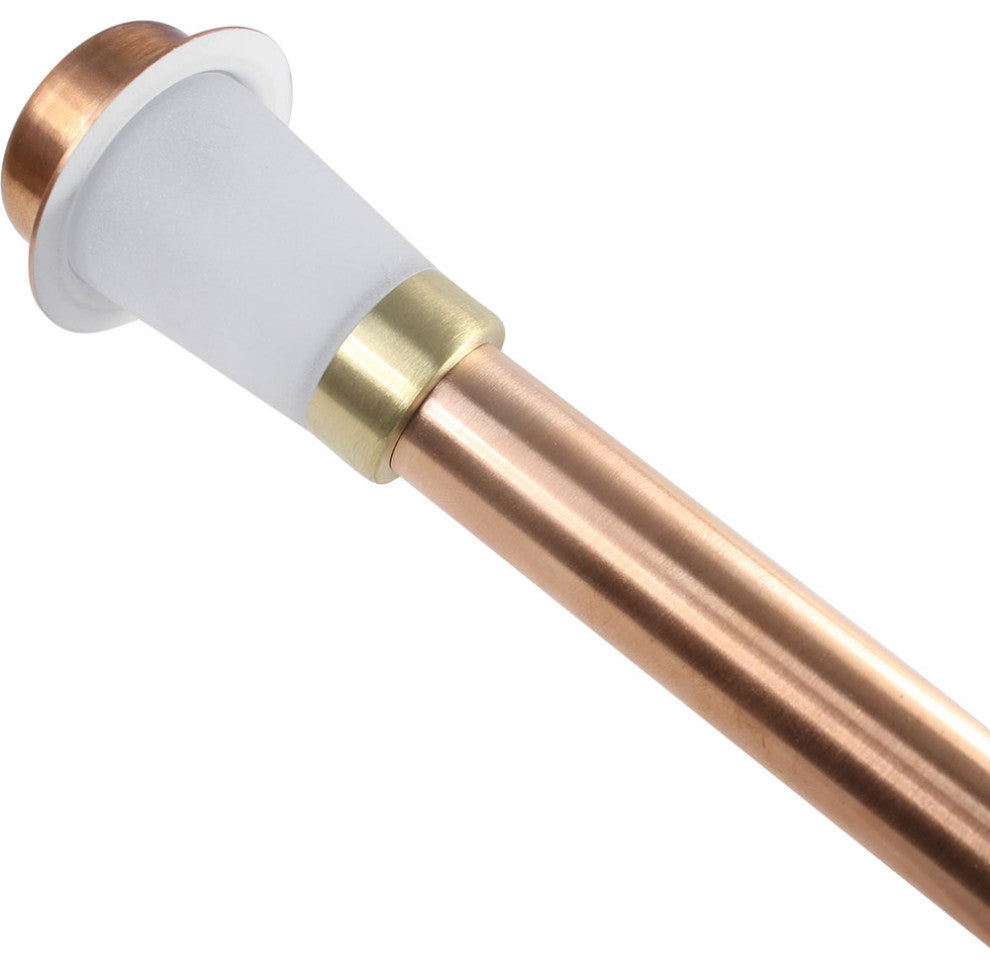 6 Piece Mini Bollard Outdoor LED Area Light Kit, Frosted Diffuser, Copper