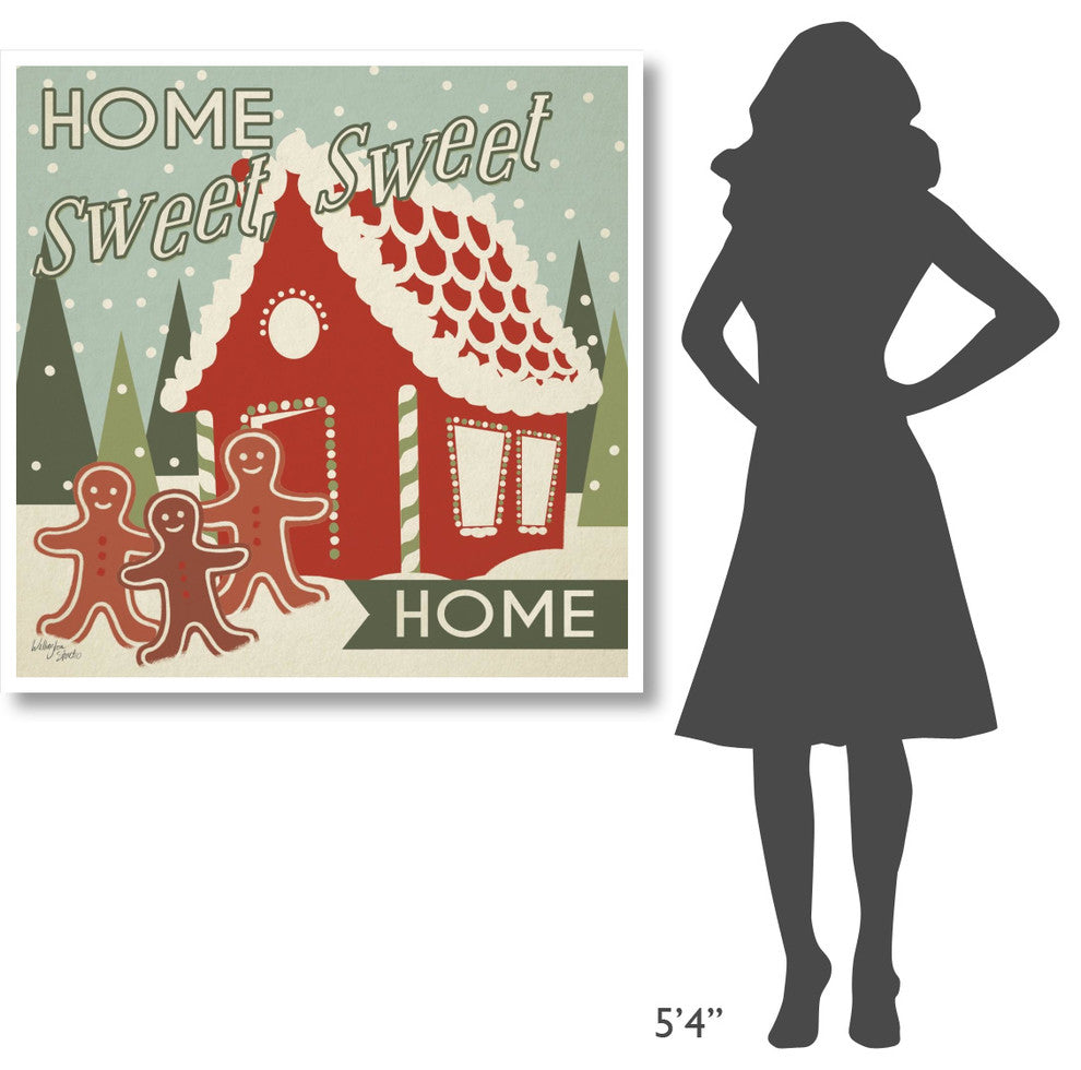"50s Christmas III" Digital Paper Print by Wellington Studio, 42"x42"