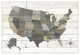 "Barnboard Map Neutral no Words" Digital Paper Print by Sue Schlabach, 50"x34"
