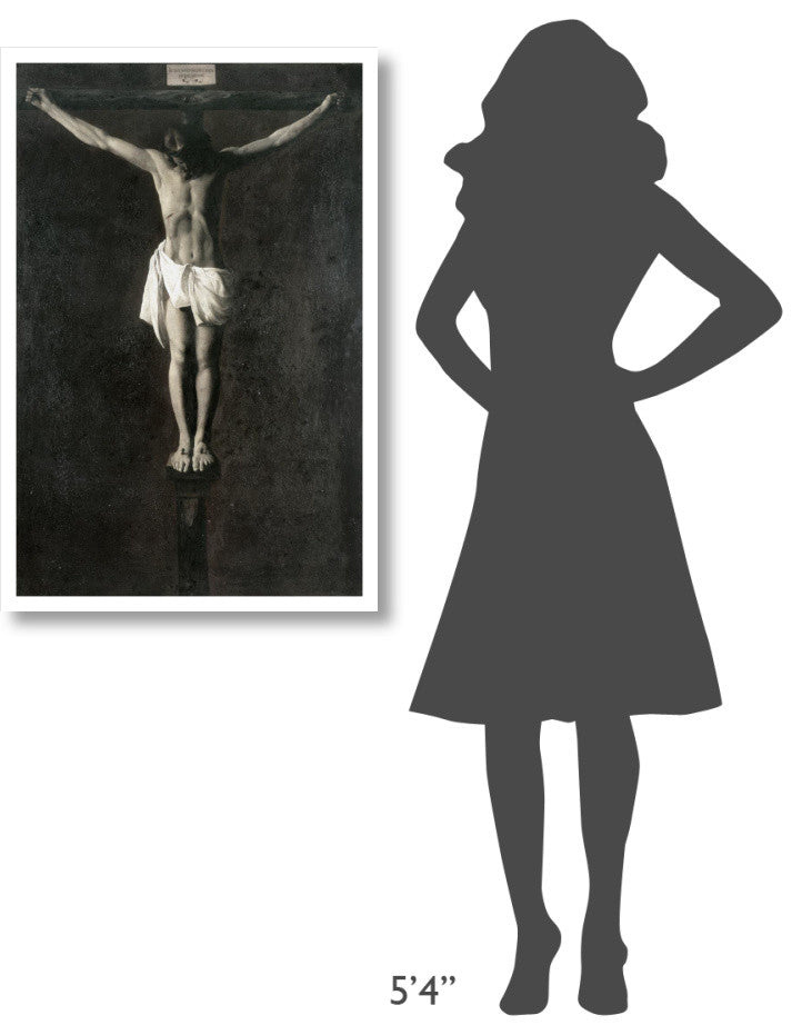 "Christ On The Cross" Digital Paper Print by Francisco de Zurbaran, 25"x38"