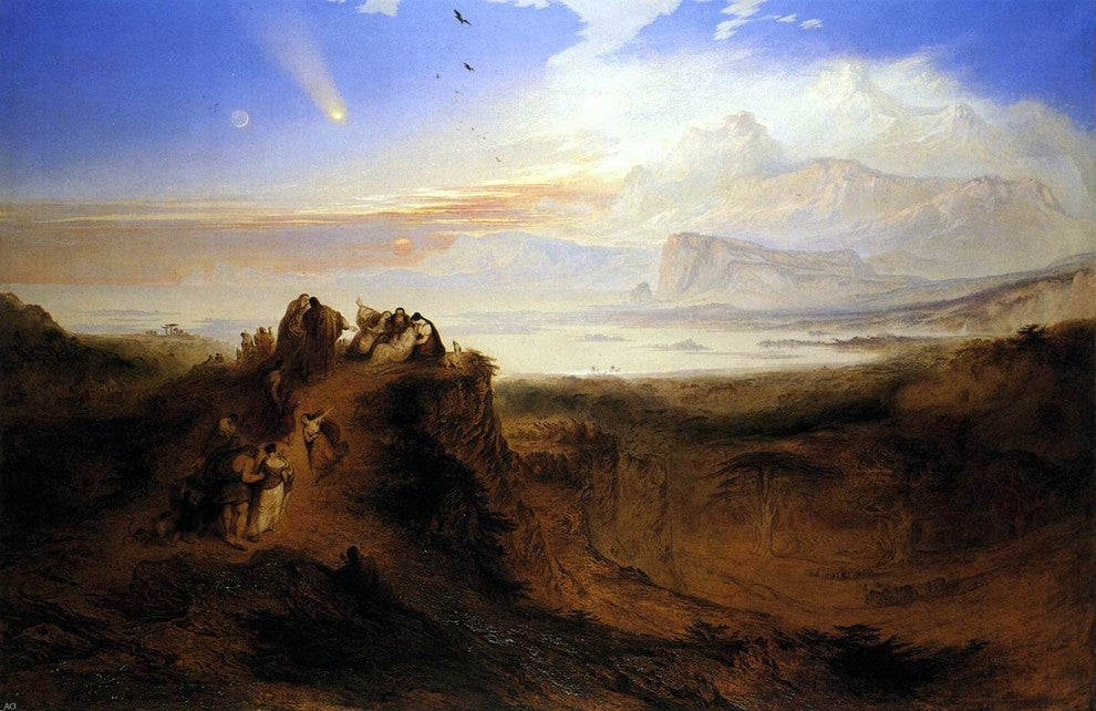 John Martin The Eve of the Deluge Wall Decal