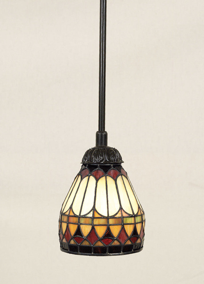 Quoizel TF1541VB One Light Mini Pendant West End Vintage Bronze