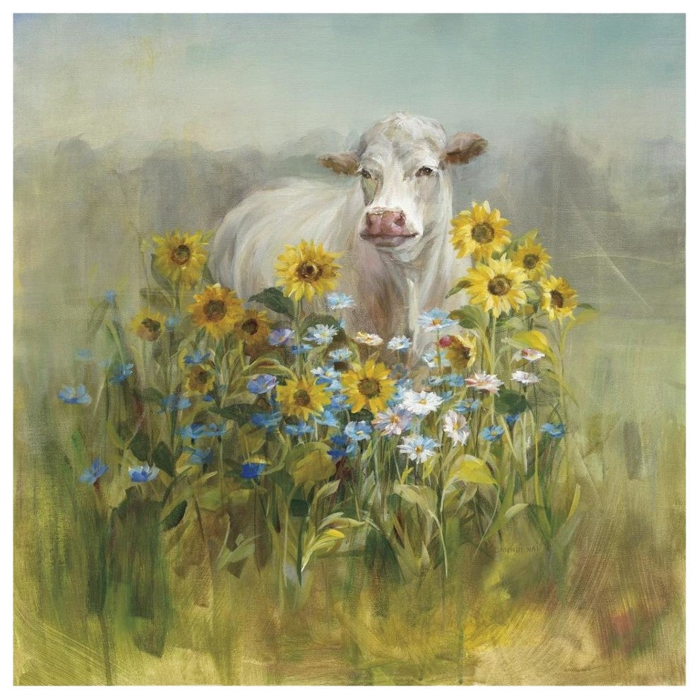 "Farm and Field I" Digital Paper Print by Danhui Nai, 38"x38"