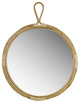 Round Bamboo Wall Mirror
